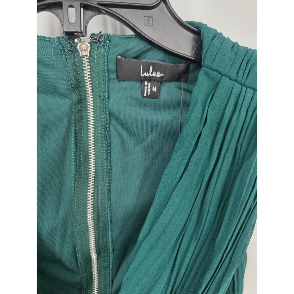 Lulus Vivid Imagination Emerald Green Cutout Maxi Dress Size Medium - Picture 10 of 11